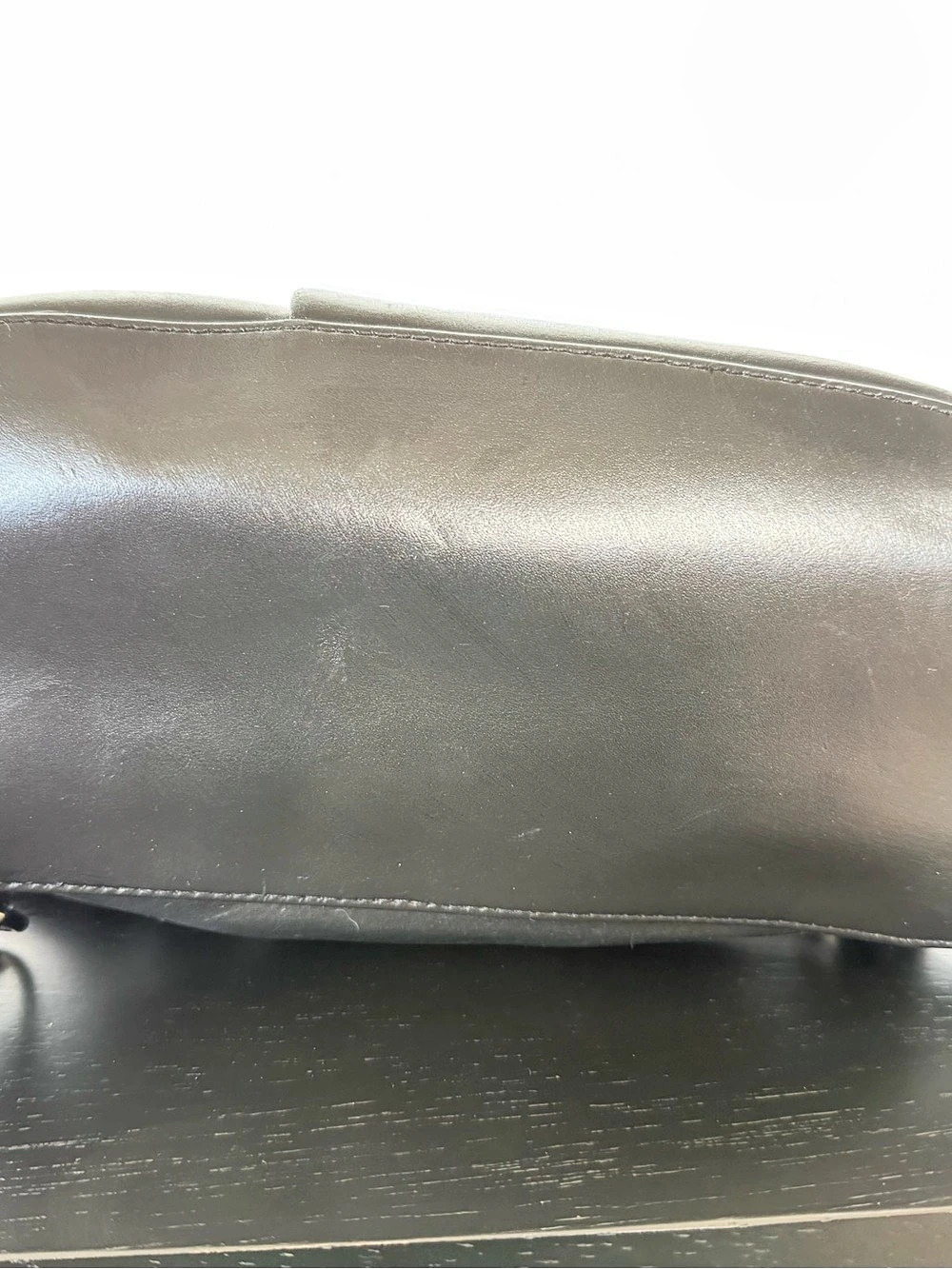 Longchamp Vintage Roseau Backpack Black Leather Backpack Made in France - Picture 11 of 11